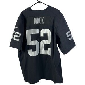 Nike NFL Las Vegas Raiders On the Field Jersey Mack # 52 Black Jersey size 5G